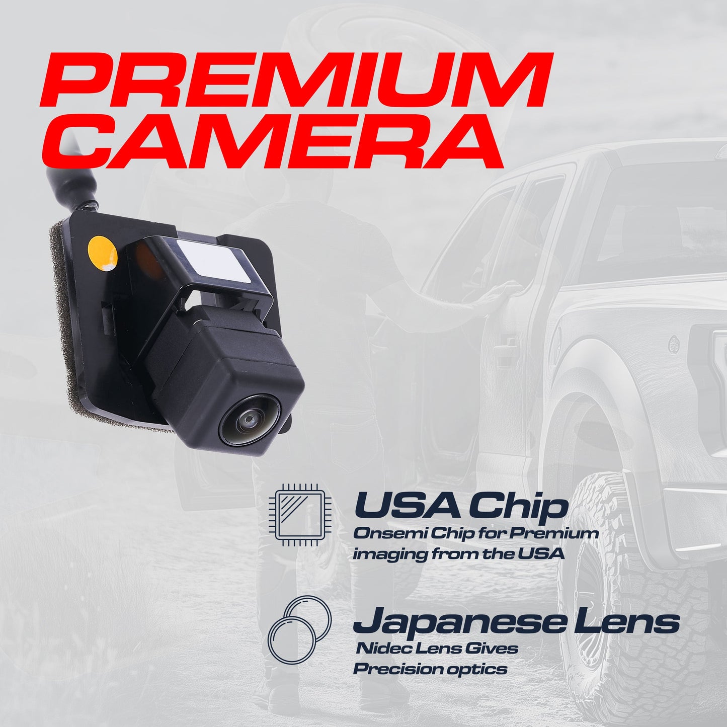 Honda Civic OEM backup camera by Master Tailgaters with wide-angle lens on Tampa Home & Garden Store