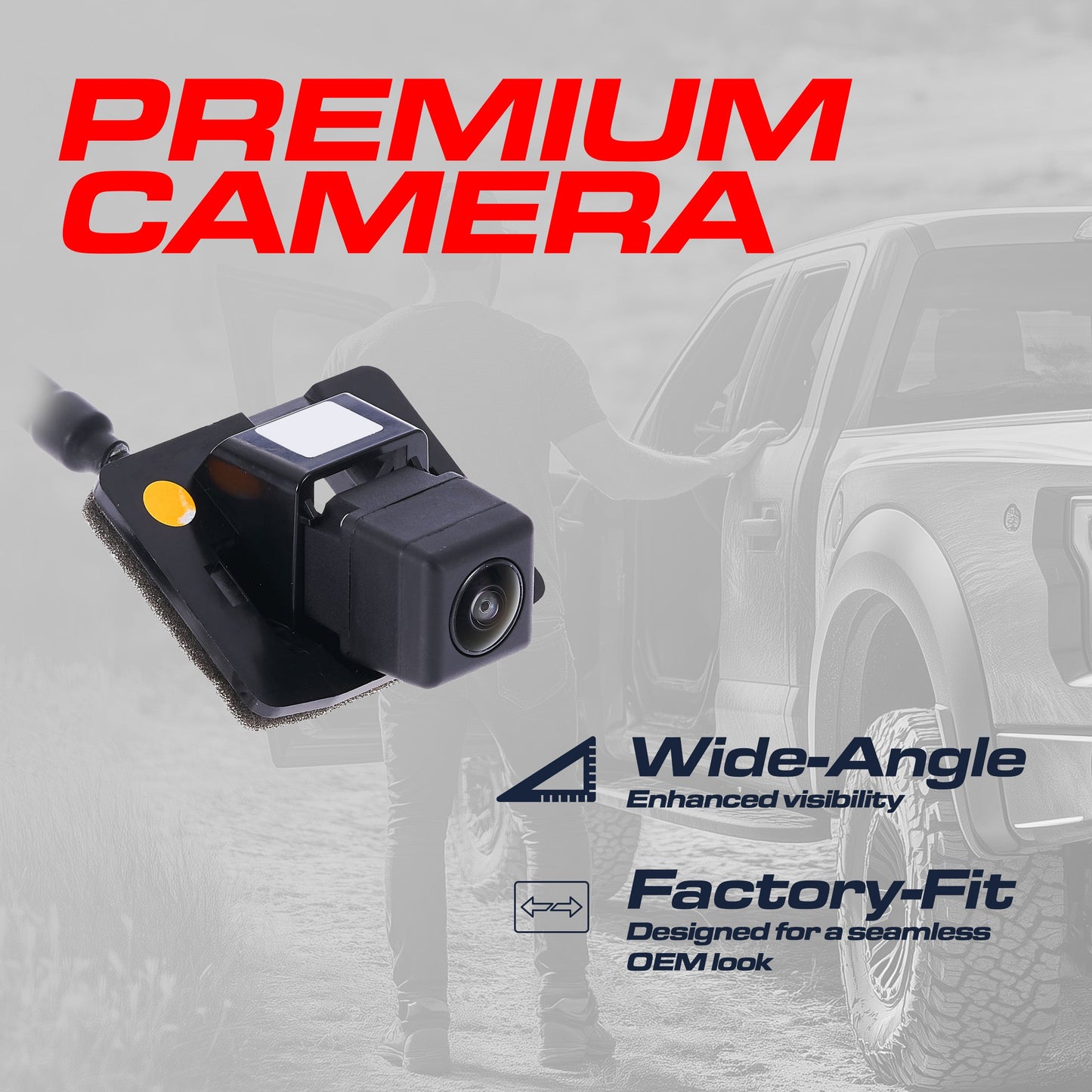Master Tailgaters OEM backup camera for Honda Civic 2014-2015, wide-angle black housing on Tampa Home & Garden Store