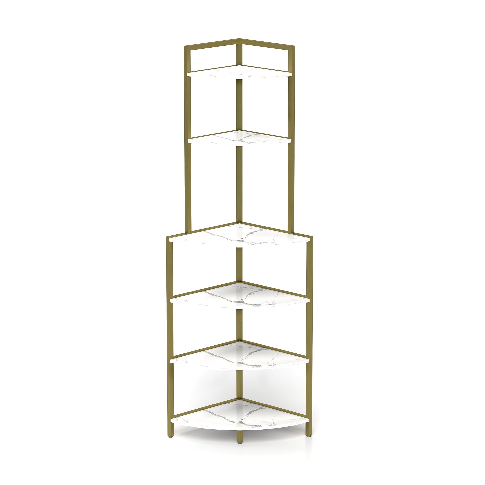 6-story corner open bookshelf, modern bookshelf, wooden frame, independent bookshelf unit, - Tampa Home & Garden Store