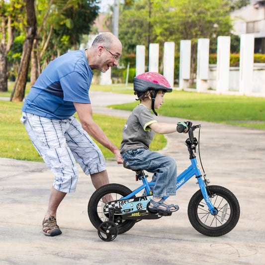14 Inch Kids Bike with Removable Training Wheels for Aged 3-5 Years Old - Tampa Home & Garden Store