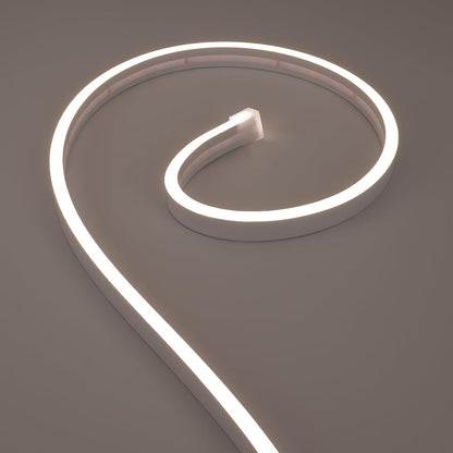 SLN01 – bande lumineuse LED néon COB sans points, 16,4 pieds (5M), DC24V, 60W, IP67, 10x10MM, pour l'extérieur, variable, basse tension, corde en Silicone