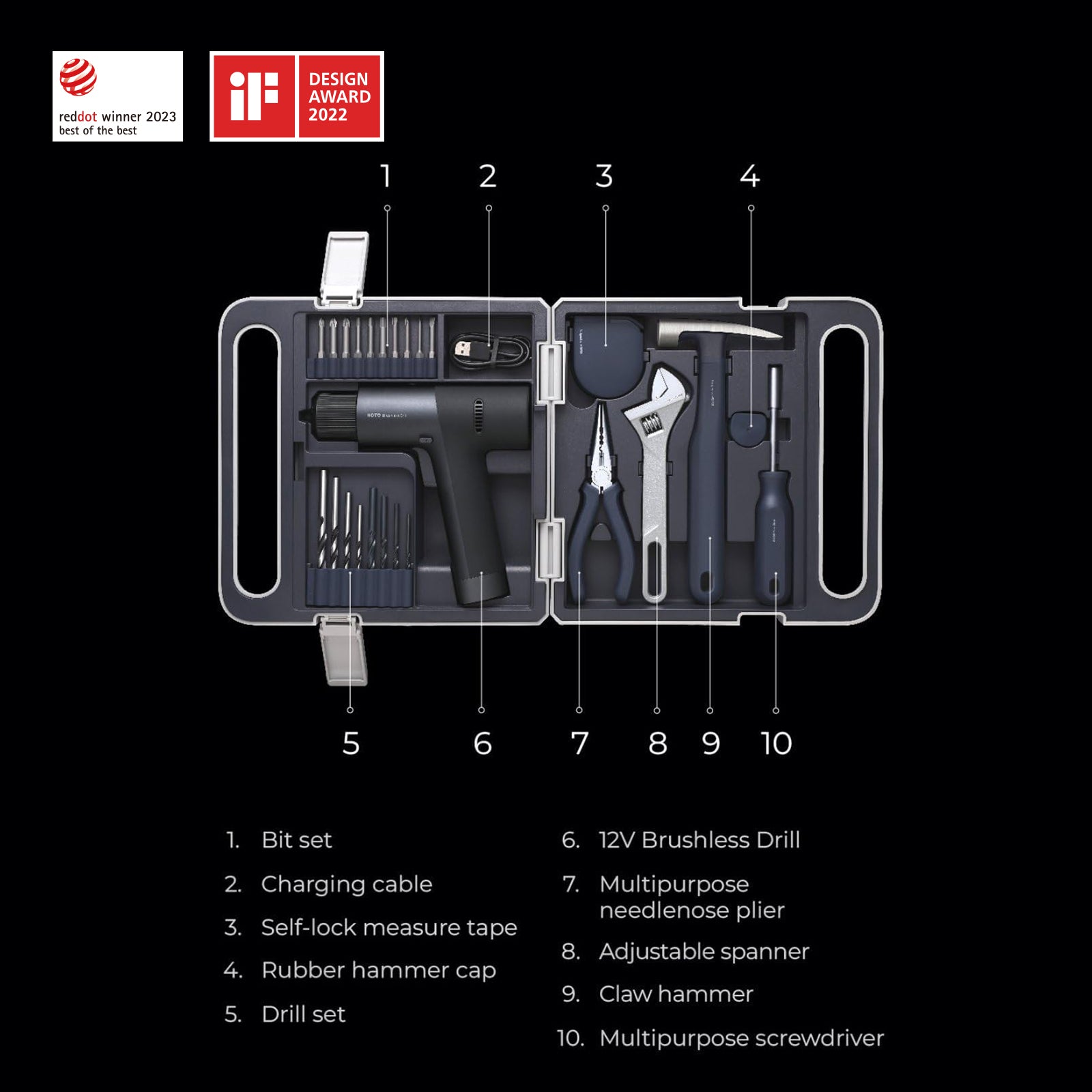 12V Brushless Drill Tool Set - Tampa Home & Garden Store