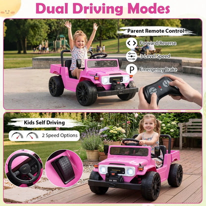 12V Electric Ride On Truck With Dump Bed