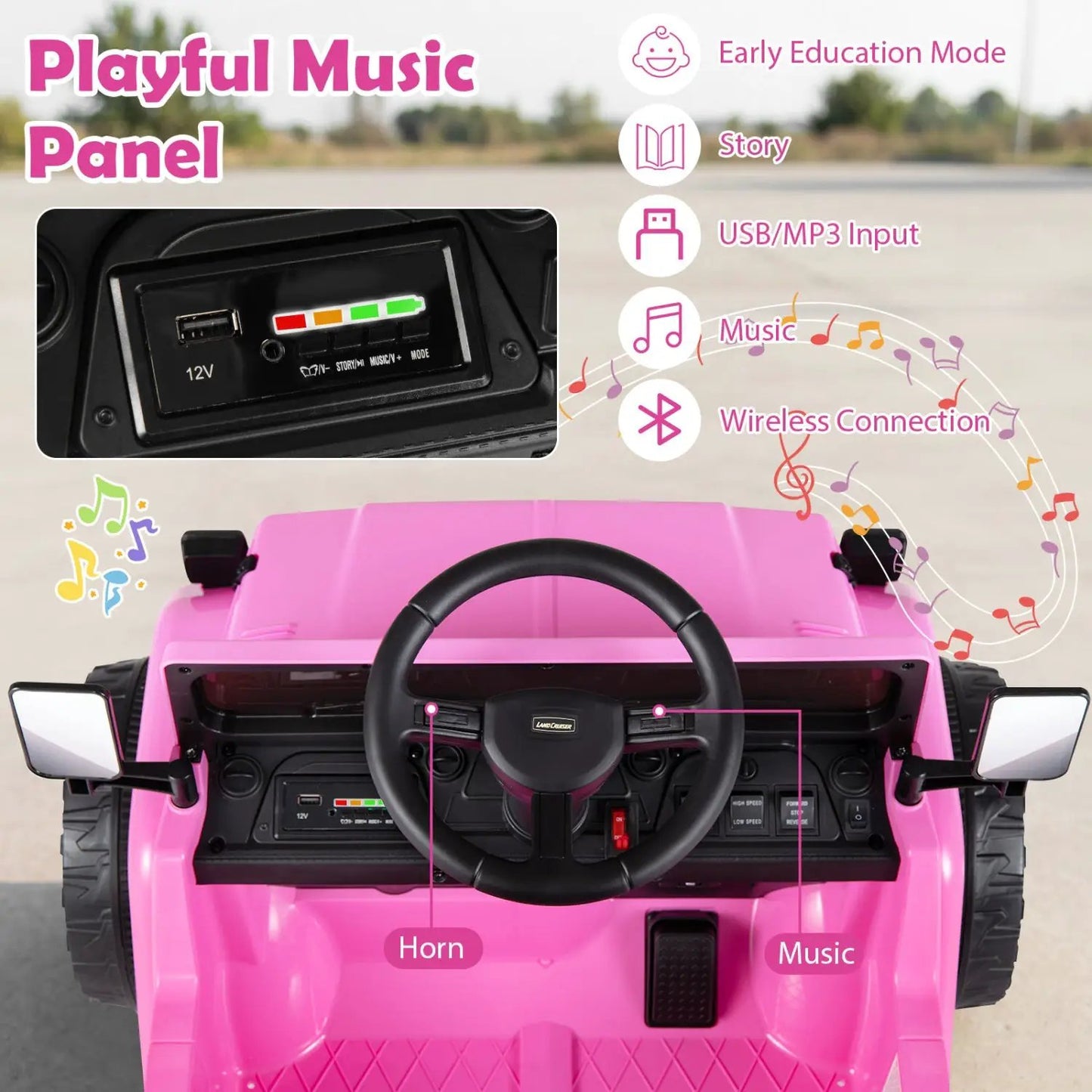 12V Electric Ride On Truck With Dump Bed