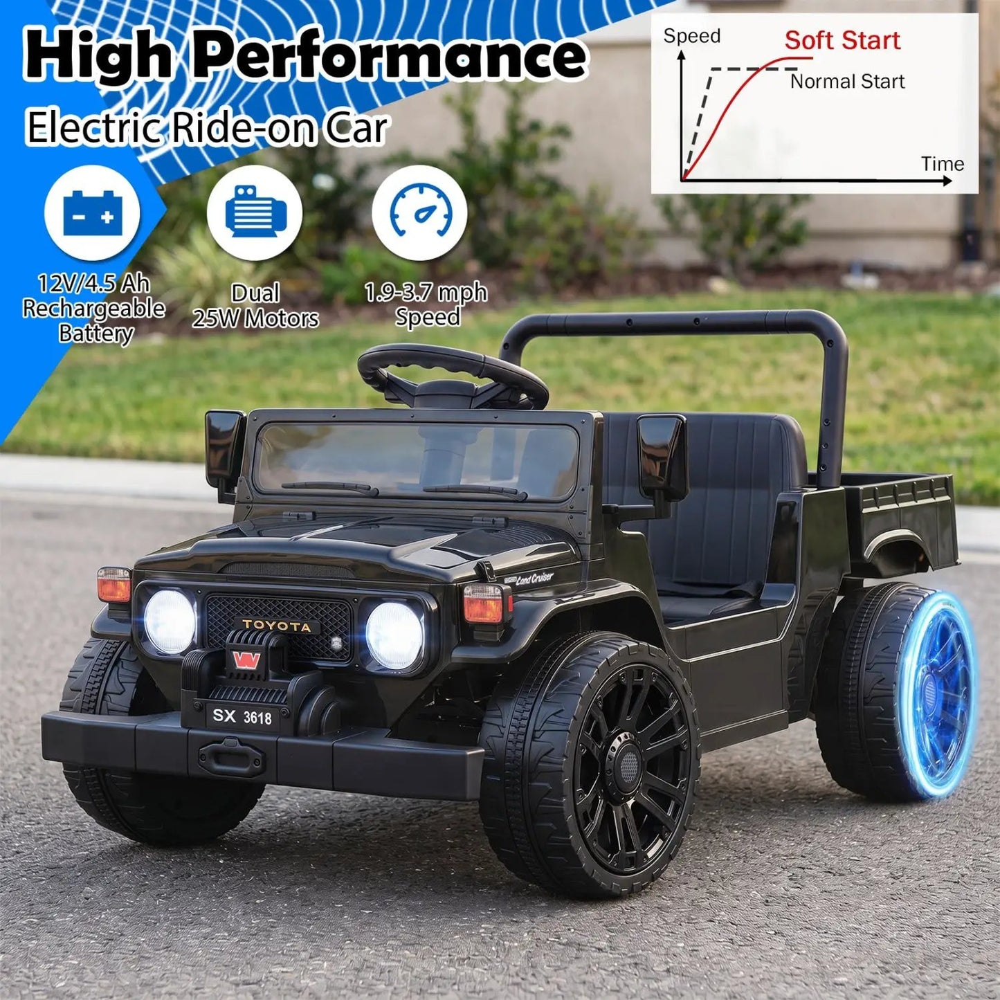 12V Electric Ride On Truck With Dump Bed