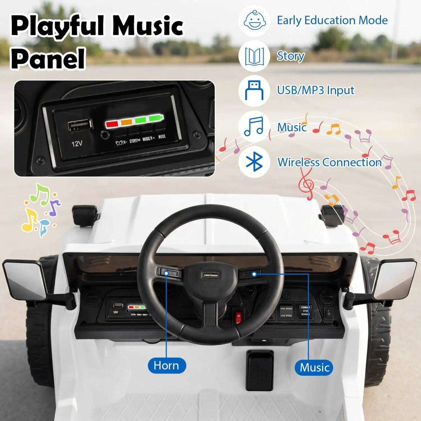 12V Electric Ride On Truck With Dump Bed