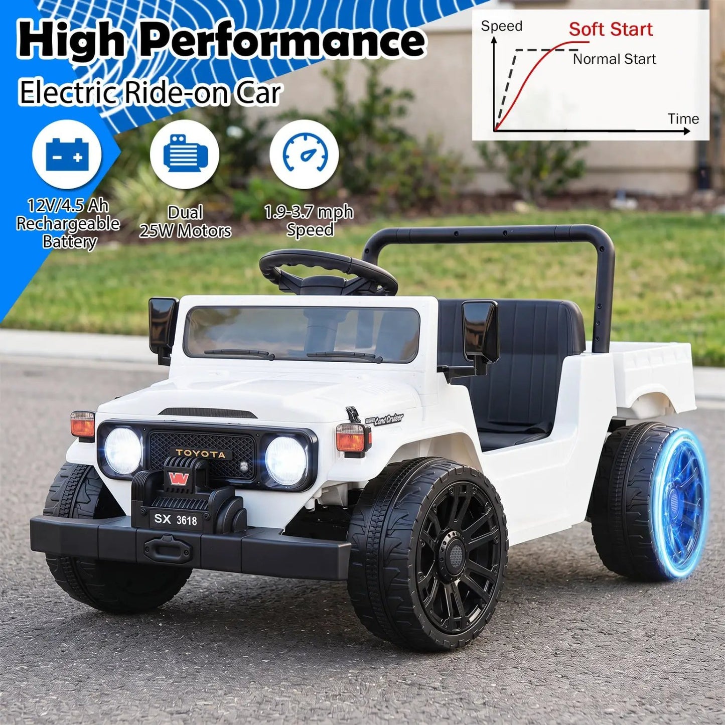 12V Electric Ride On Truck With Dump Bed