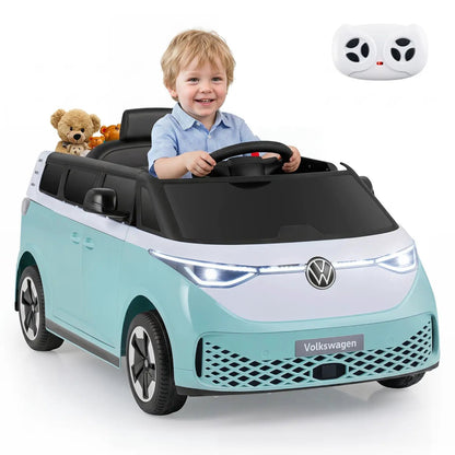 12V Electric Ride-On VW Bus with Remote and Music