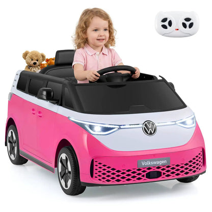 12V Electric Ride-On VW Bus with Remote and Music