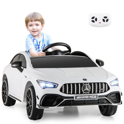 12V Kids Ride on Car Mercedes-Benz AMG CLA 45 with Remote-Black