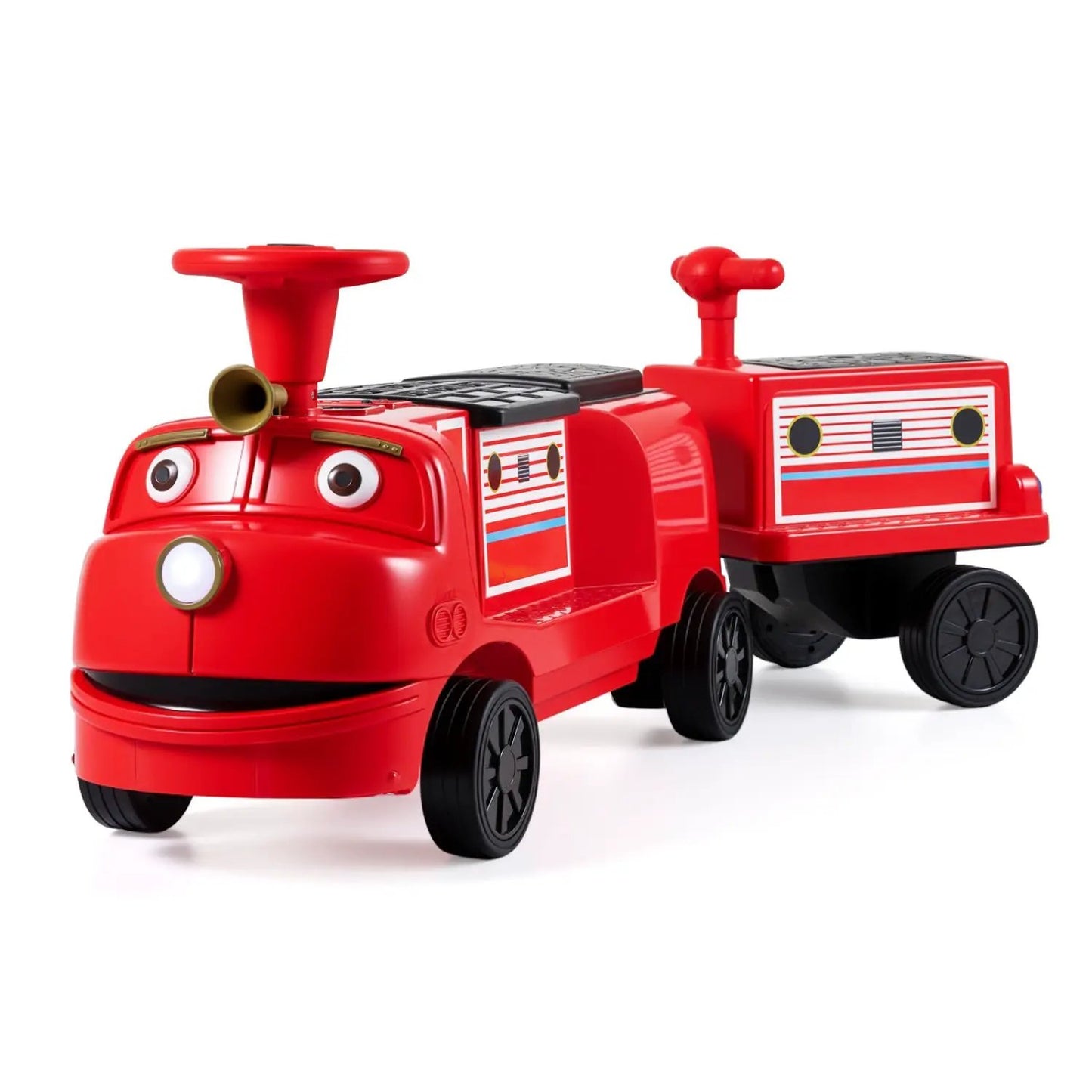 12V Kids Ride On Train 3 Seater With Carriage