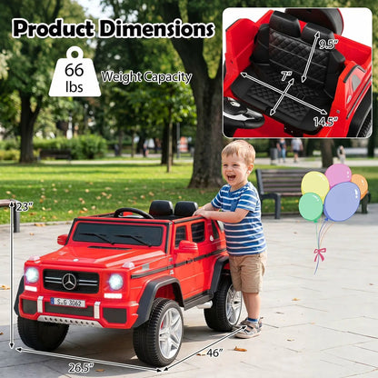 12V Mercedes-Benz Kids Ride-On Car and Remote
