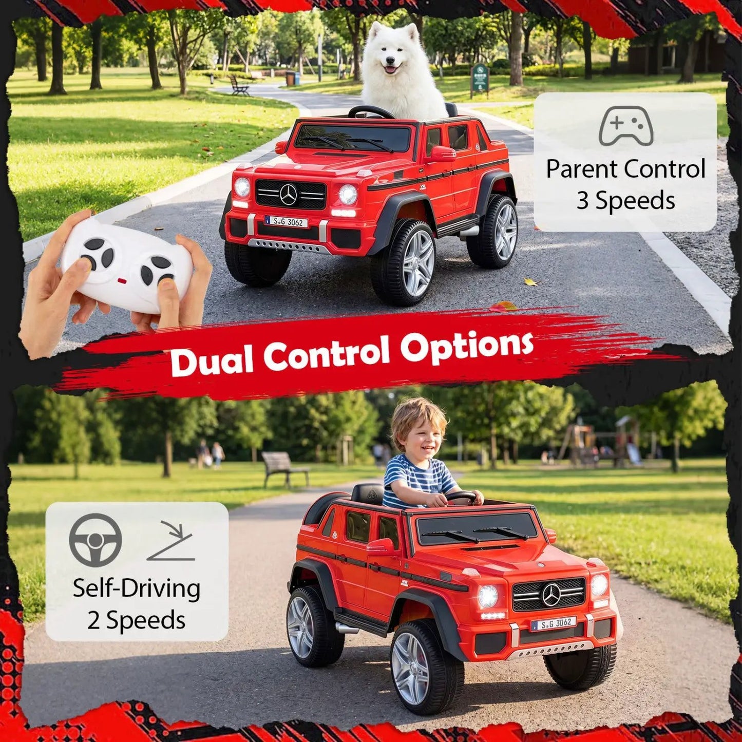 12V Mercedes-Benz Kids Ride-On Car and Remote
