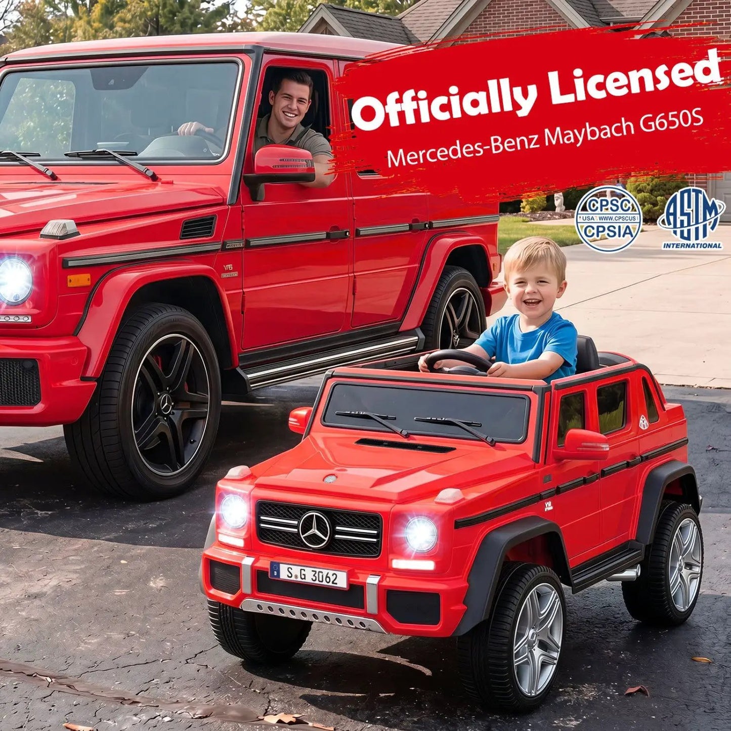 12V Mercedes-Benz Kids Ride-On Car and Remote