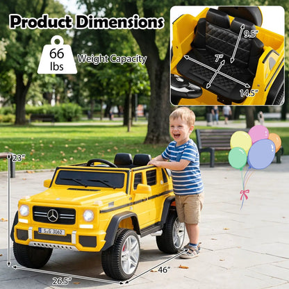 12V Mercedes-Benz Kids Ride-On Car and Remote