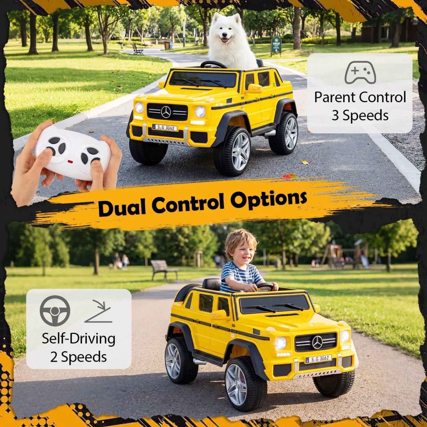 12V Mercedes-Benz Kids Ride-On Car and Remote