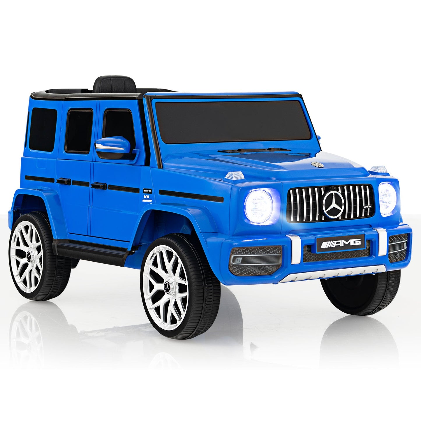 12V Mercedes-Benz G63 Licensed Kids Ride On Car with Remote Control-Black