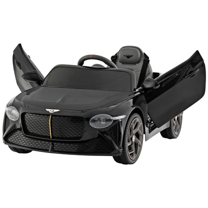 Bentley Bacalar 12V licensed ride-on car for kids, black with gull-wing doors DirectDeals on Tampa Home & Garden Store