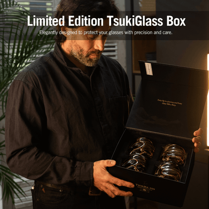 the Gold Line Storm Japanese Crystal Whisky Glass