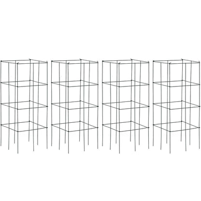 4 Pack Garden Trellis for Climbing Plants for Flower Vegetable