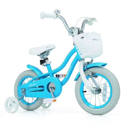 Kids Bike 12 Inches with Training Wheels and Seat