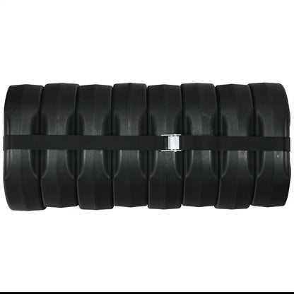 Set of 8 Canopy Weights 40lbs Weight Plate Kit with No-Pinch Design