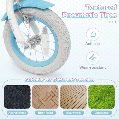 Kids Mermaid Bike 12 to 20 Training Wheels Basket
