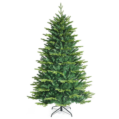 Árbol de Navidad artificial preiluminado con bisagras y luces LED controladas por aplicación - 2,1 m