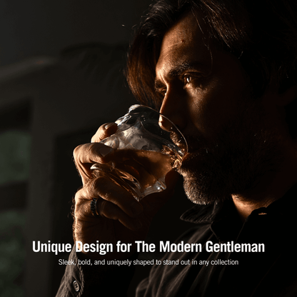 Handcrafted Storm and the Crystal Whisky Glass