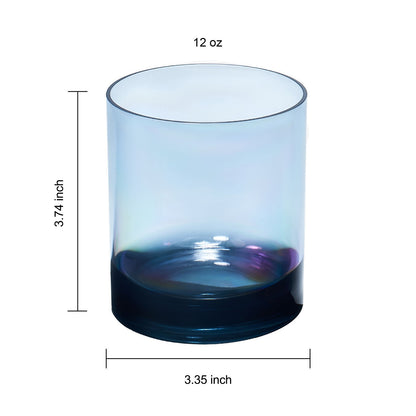 Eze Acrylic Lowball Tumbler Glasses Set of 8