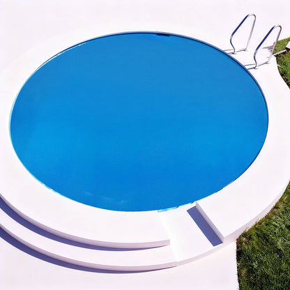Round Solar Pool Cover 12-Foot 12 Mil Blue