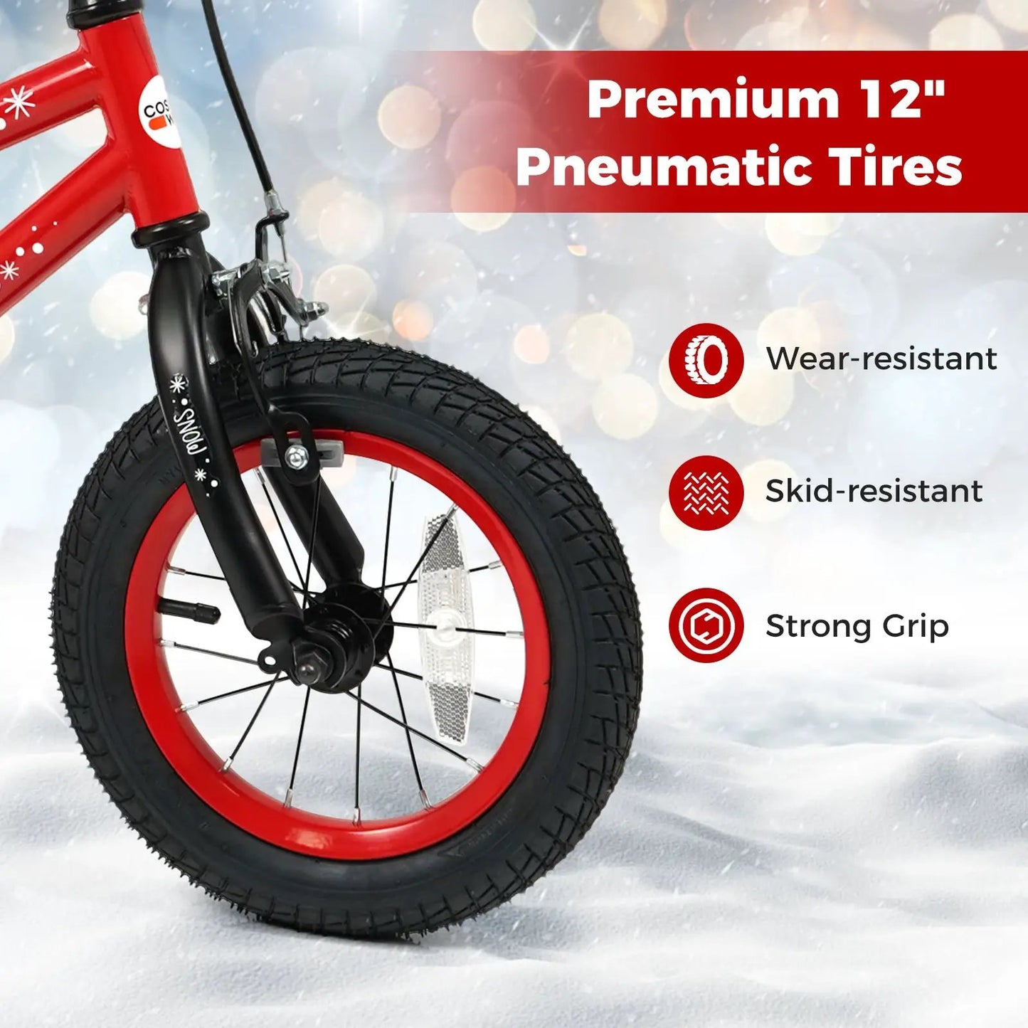 Kids Bike 12 to 18 Inch with Training Wheels