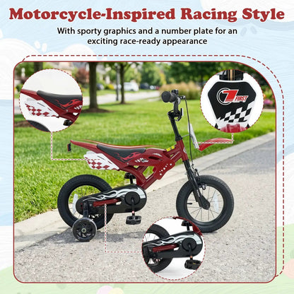 12 Inch Kids Bike With Training Wheels Ages 3-4