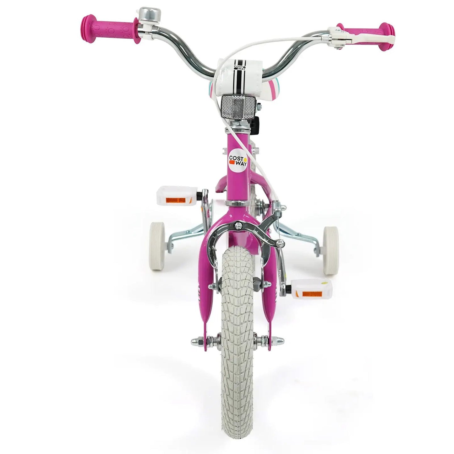 Kids Bike 12-18 Inch with Training Wheels Pink