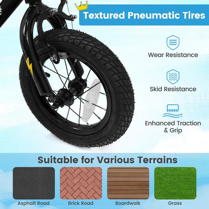 18-Inch Kids Bike With Training Wheels 4-8