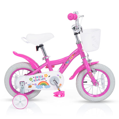 Girls Bike 12 to 18 Inch with Training Wheels
