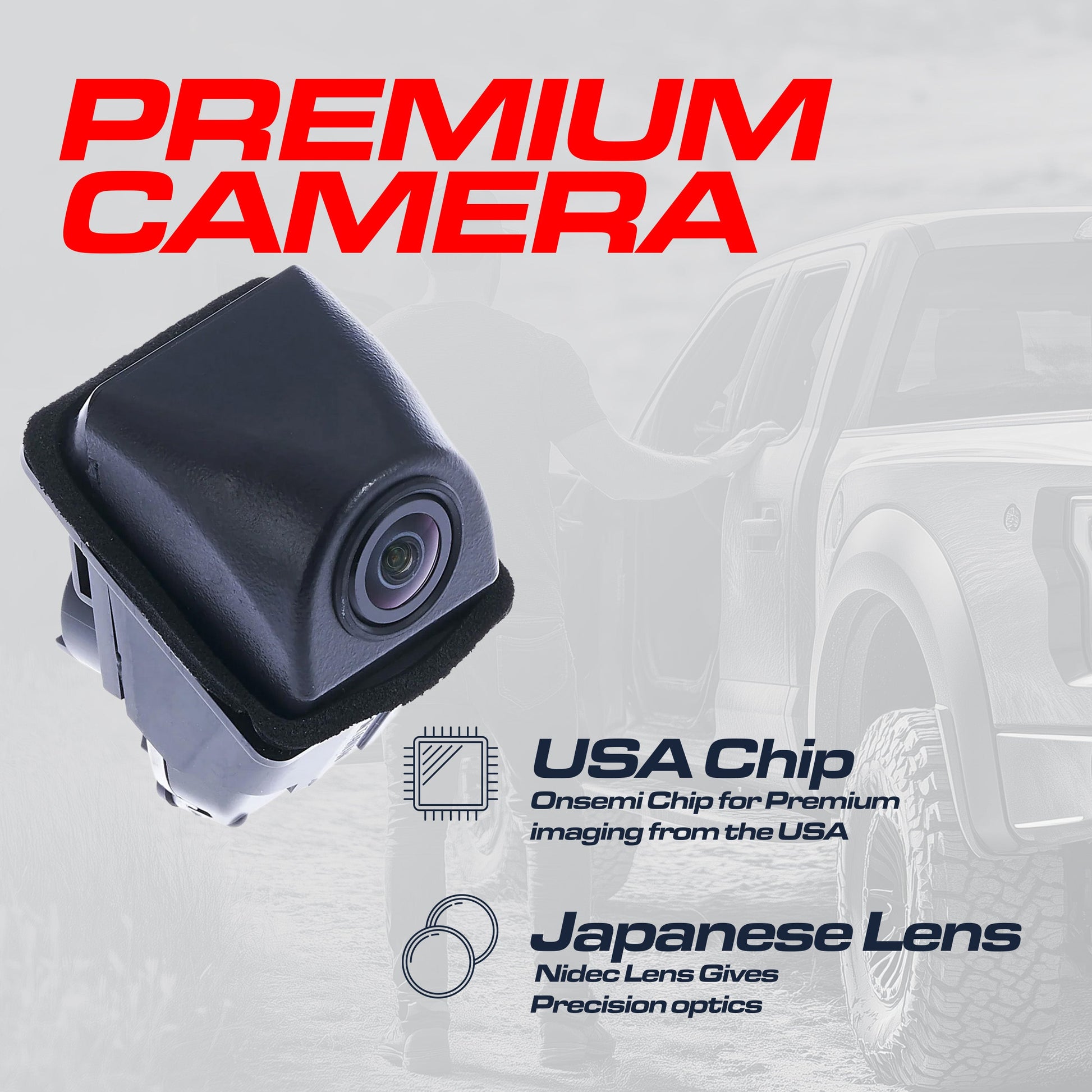OEM Replacement Backup Camera for BMW 2/3/4/5/7, M2/M3/M4, X1/X3/X5/X6 series, black housing on Tampa Home & Garden Store