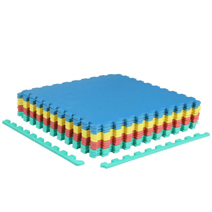 Interlocking EVA Foam Tiles 12 Pack Non Slip Mats