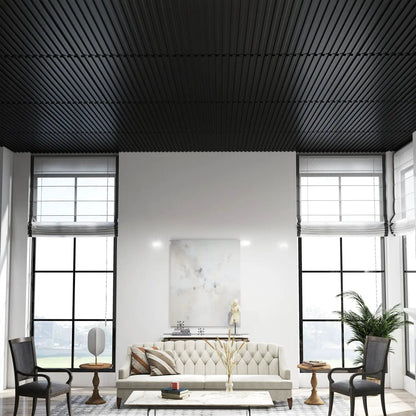 12-Pack PVC Slat Wall Panels for TV Background