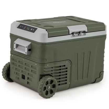 Refrigerador portátil para automóvil de 12 voltios con rango ajustable-35L