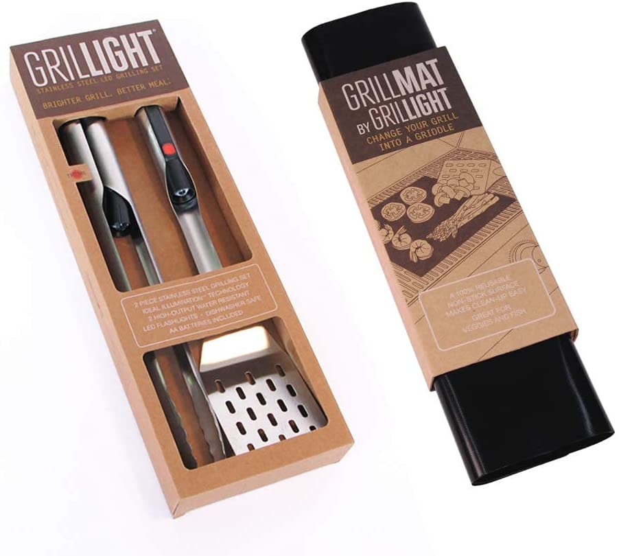 Grill Tool Combo | Spatula, Tong & Grill Mat