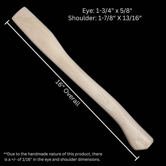 Scout Hatchet Handle 16-inch natural wood by Whiskey River Premium Select on Tampa Home & Garden Store