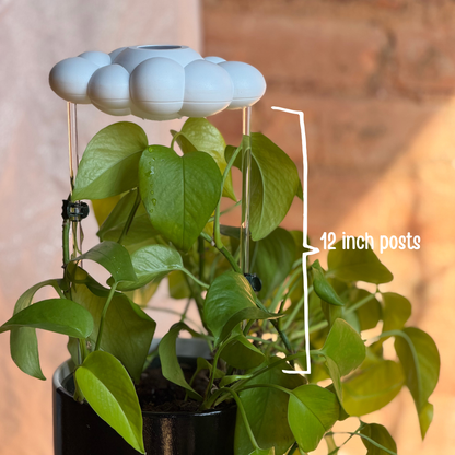 Original Dripping Rain Cloud with Neon Lightning Bolt Charm