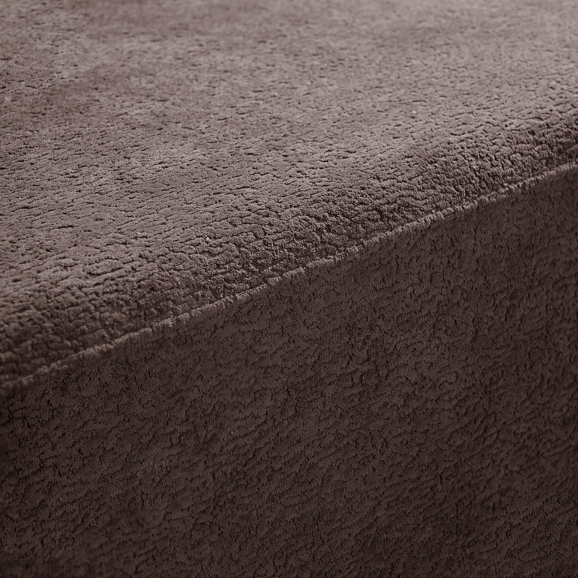 Sectional sofa brown textured fabric upholstery close-up, HouseOfZazla on Tampa Home & Garden Store