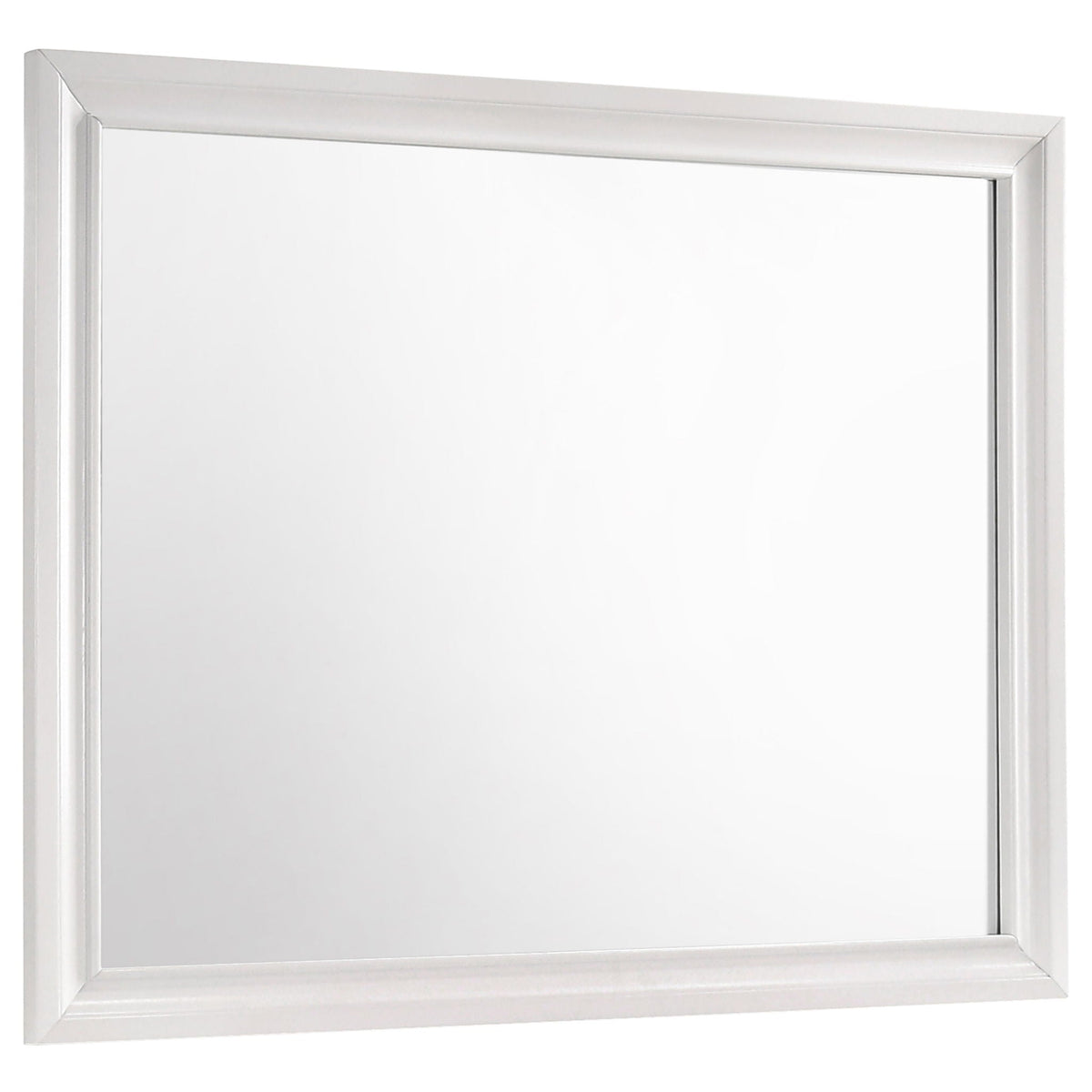 Corbin Glittering Bedroom Set mirror by HouseOfZazla in a silver chrome frame on Tampa Home & Garden Store