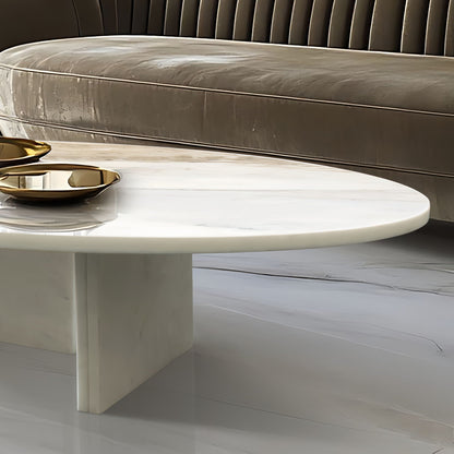 Luxury Marble Coffee Table With Unique Veining