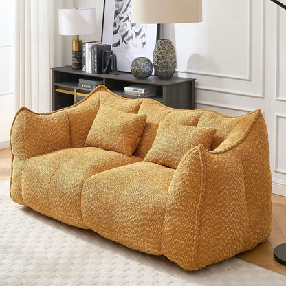 Comfortable Dual Beanbag Chair and Foam Core