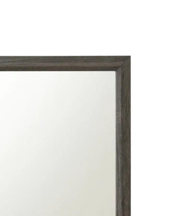 Valdemar weathered gray mirror with gray wood frame by Unique Piece Furniture on Tampa Home & Garden Store