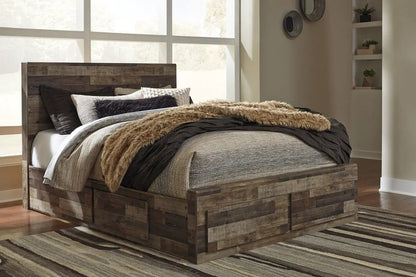 Derekson Panel Bedroom Set with Butcher Block