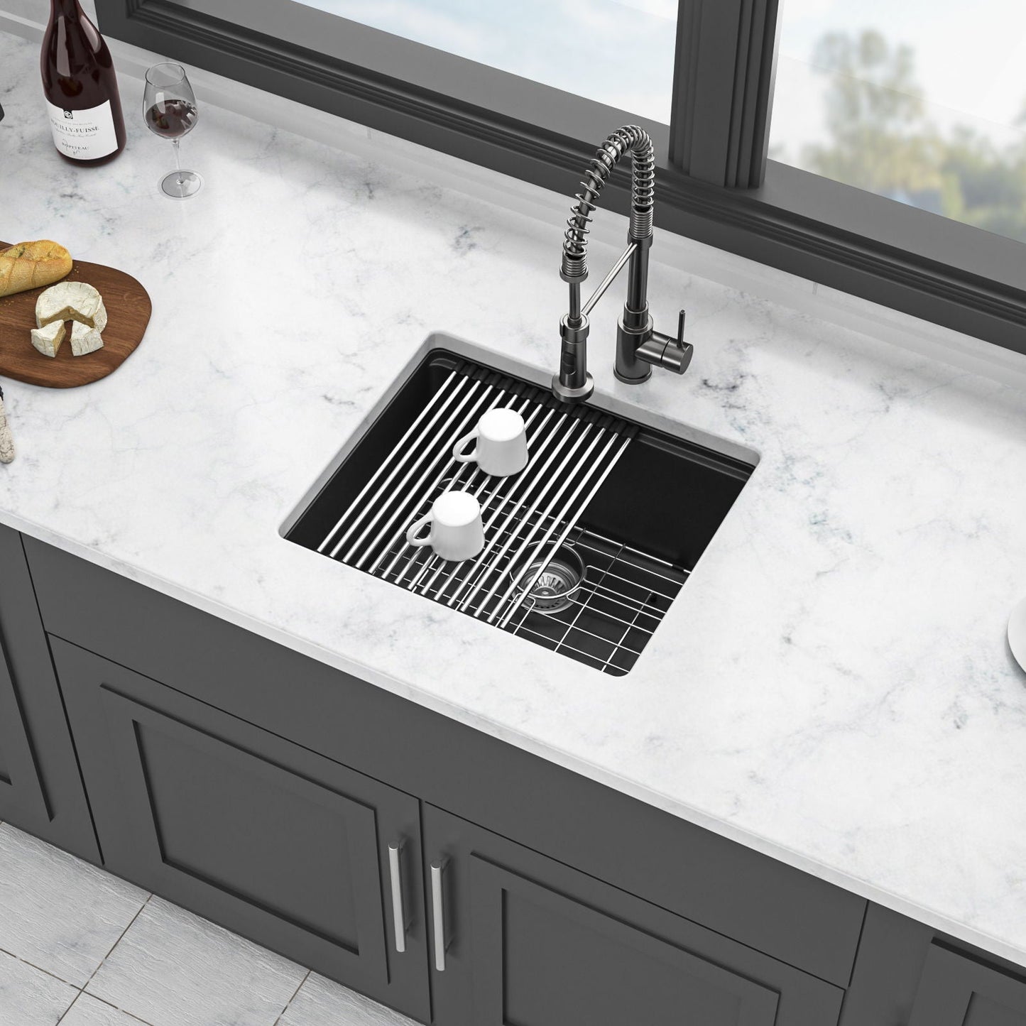 Undermount Quartz Composite Kitchen Sink